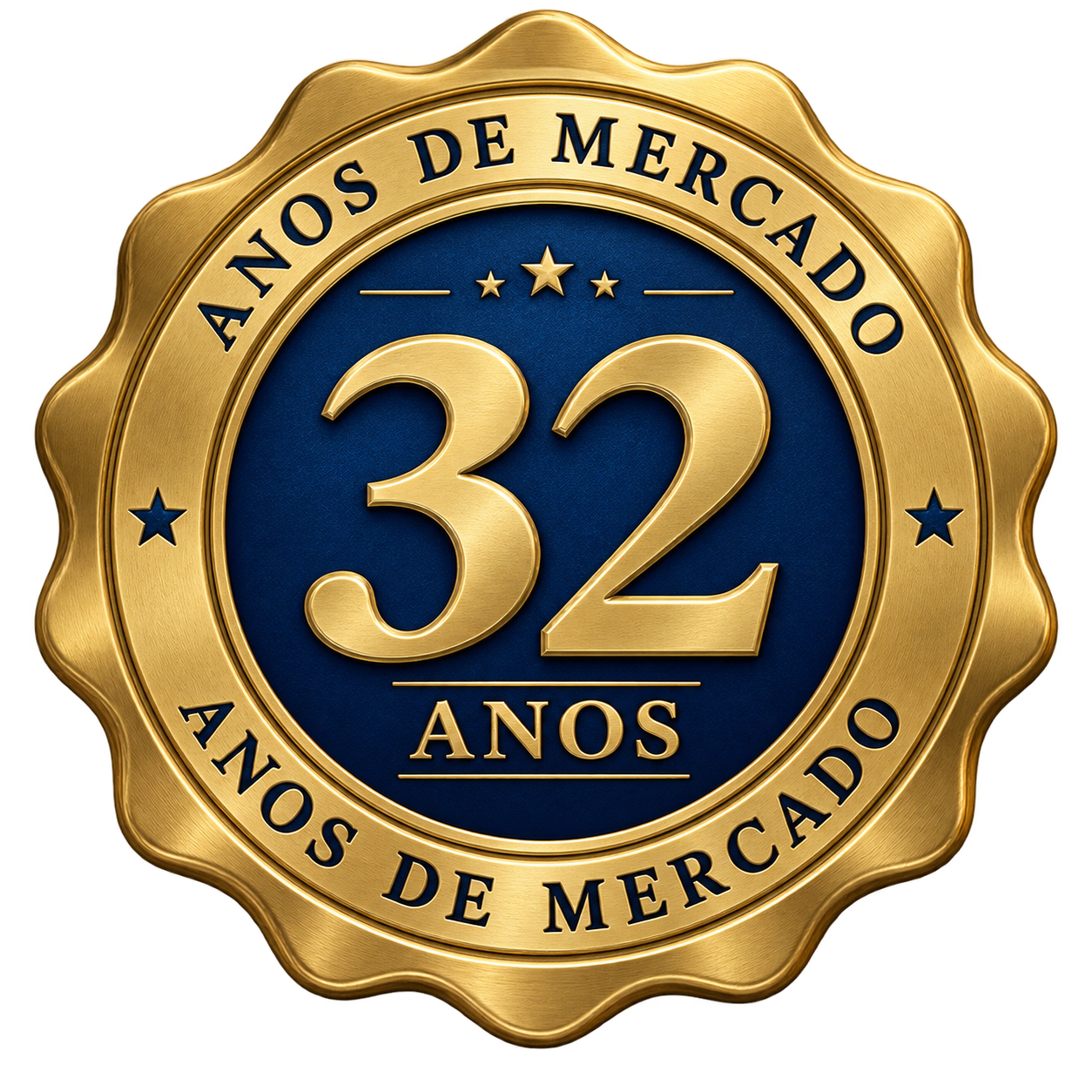 32 anos de mercado